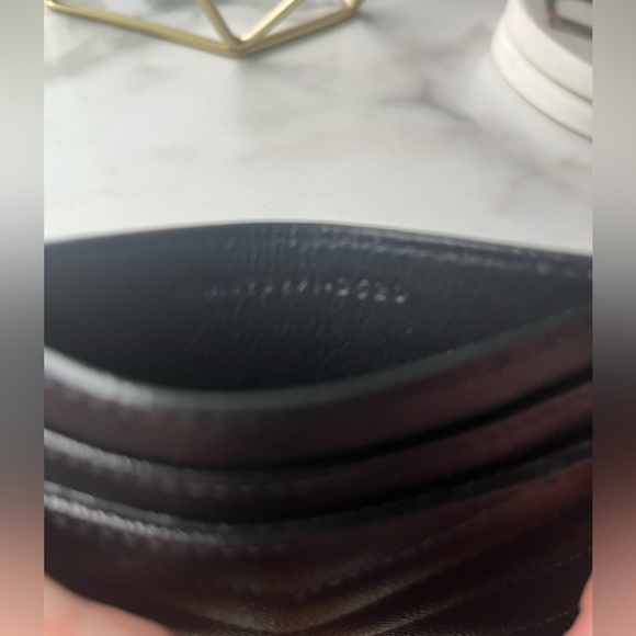Saint Laurent Quilted Black Card Holder - Picture 9 of 13